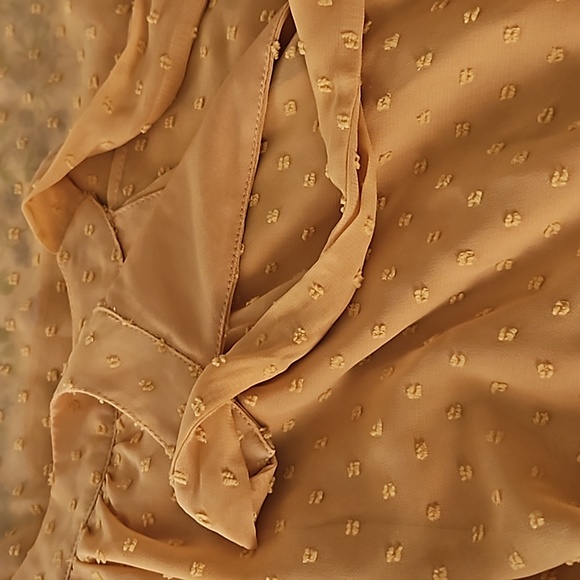 Cato Tiered Clip Dot Sleeveless Top L - Picture 7 of 7